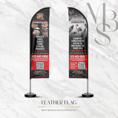 Double Sided Feather Flags