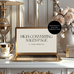 High-Converting Sales Page (1 Page Website)