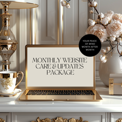 Monthly Website Care & Updates Package