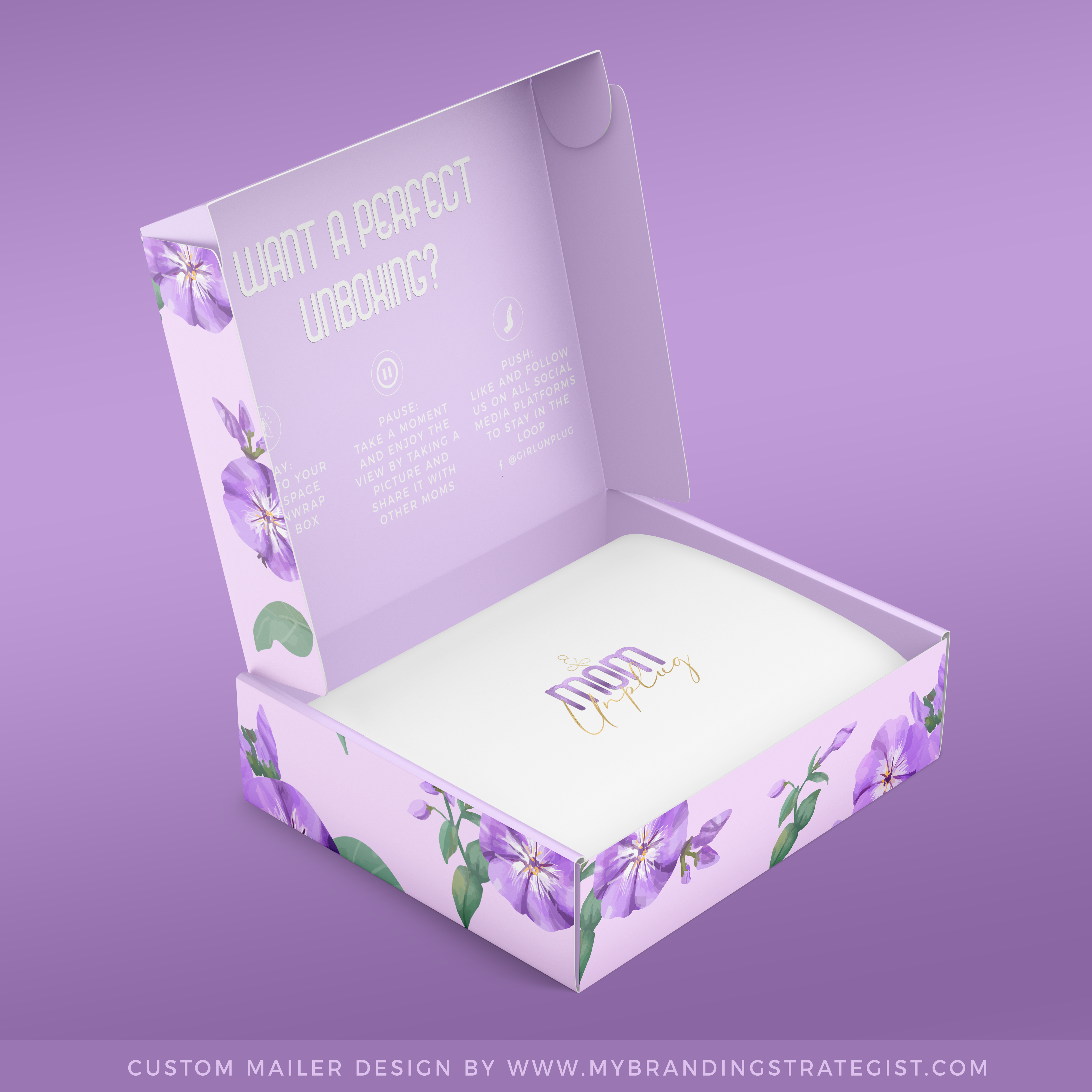 Custom Mailer Box (Design + Print)