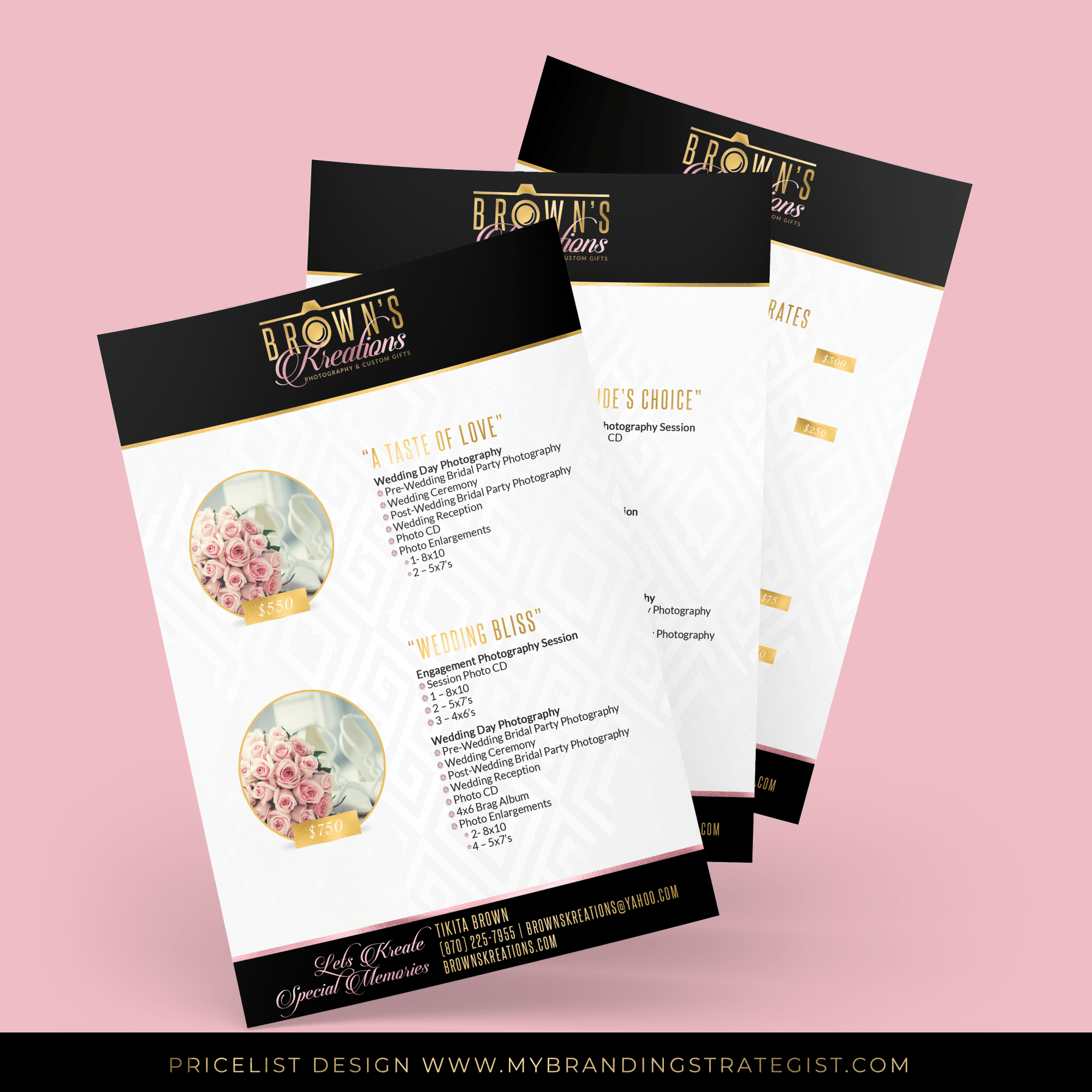 Order Forms/Sales Sheets