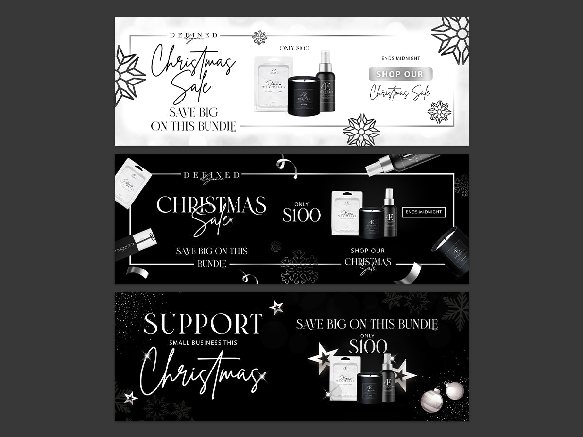 3 Website Banners