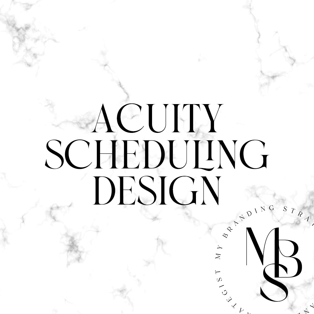 Acuity Scheduling Design