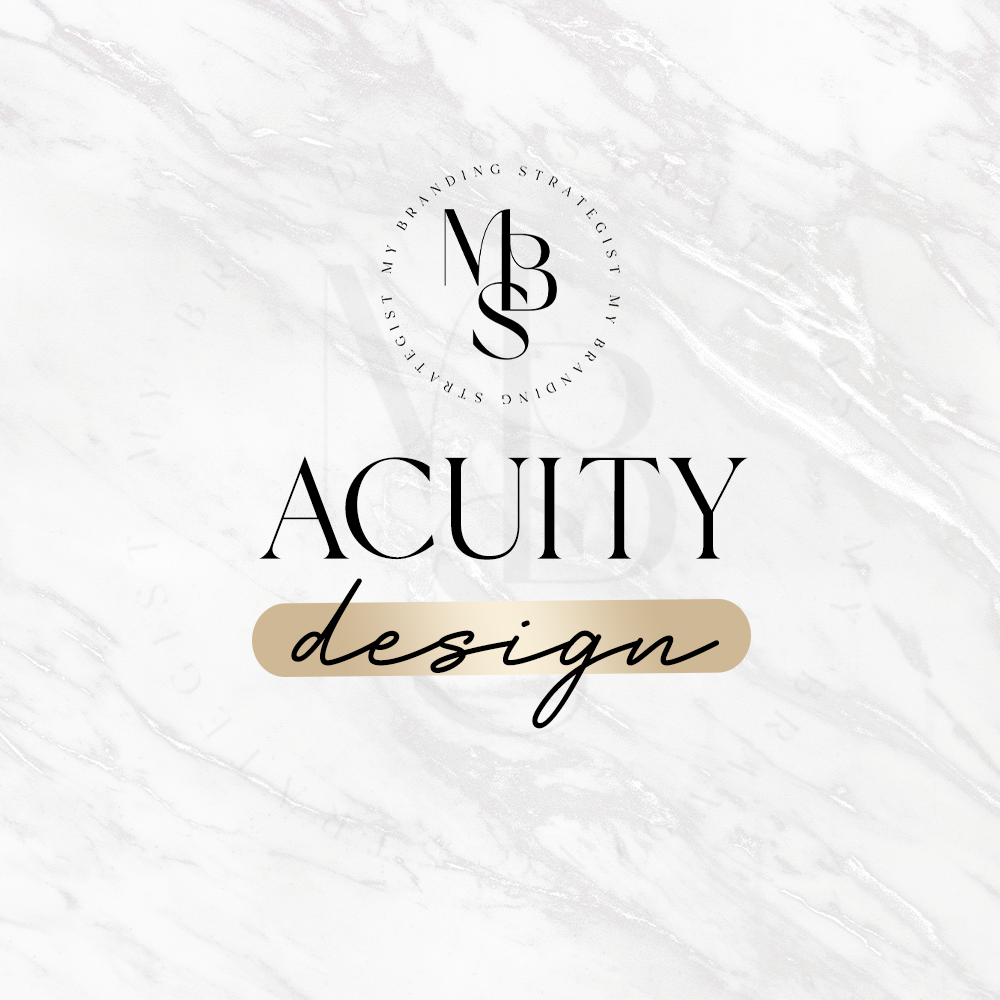 Acuity Scheduling Design